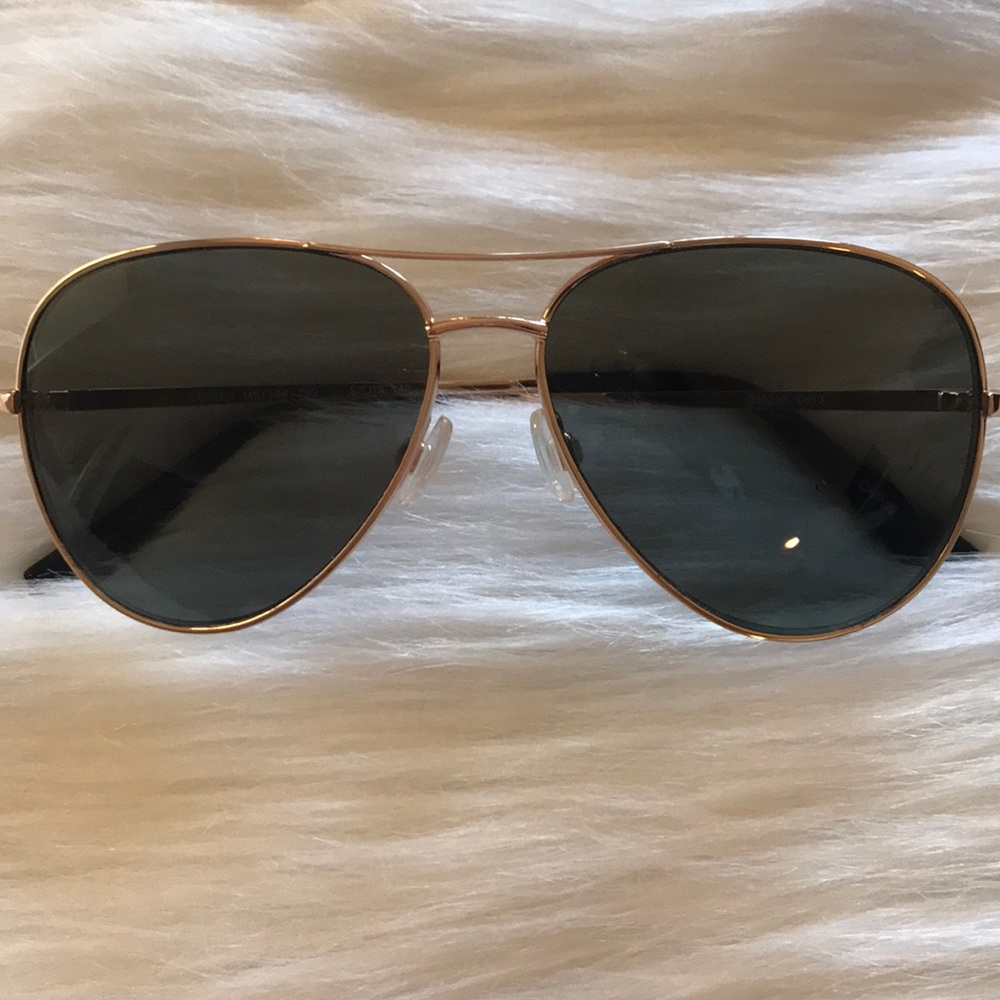 Fossil Aviator Sunglasses Rose Gold & Tortoise